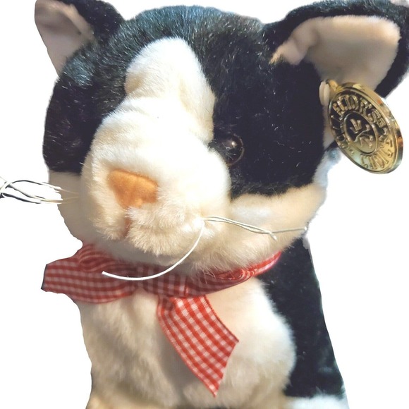 TB Toy Trading Co. Stuffed Animal Plush Collector's Choice Black & White Cat 10" - Picture 2 of 12